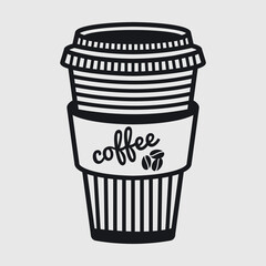 Coffee Cup Outline | Coffee Cup | Coffee Mug | Coffee | Cup | Mug | Coffee Lover | I Love Coffee