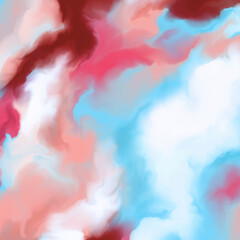 Beautiful abstract image for creative design of posters, cards, packaging, banners, websites, wallpapers, invitations, magazines, branding.  Blue and red waves.