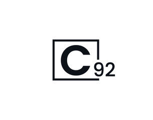 C92, 92C Initial letter logo