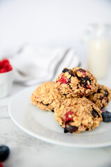 Vegan Berry Breakfast Cookies
