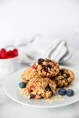 Vegan Berry Breakfast Cookies
