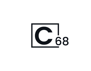C68, 68C Initial letter logo