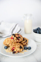 Vegan Berry Breakfast Cookies