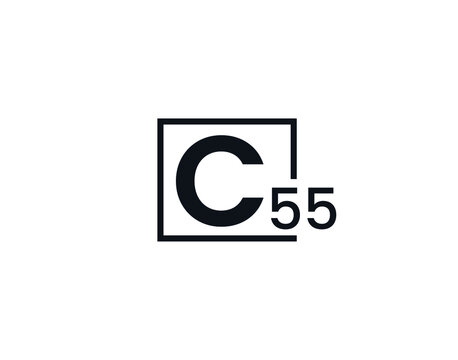 C55, 55C Initial letter logo
