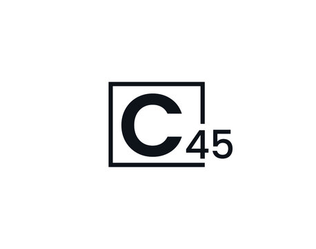 C45, 45C Initial letter logo