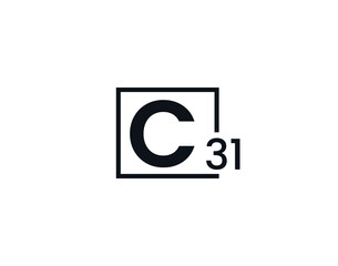 C31, 31C Initial letter logo