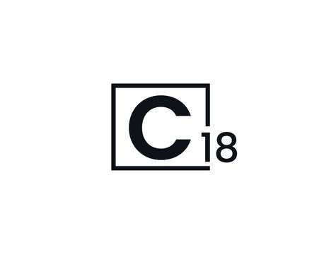 C18, 18C Initial letter logo