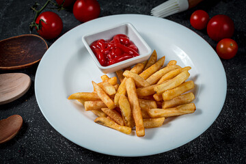 french fries, fast food, food, delicious, appetizing