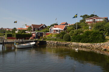 Fototapeta na wymiar Beautiful nature and landscapes around the archipelago and islands in Blekinge Skärgård, Sweden