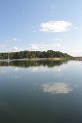 Beautiful nature and landscapes around the archipelago and islands in Blekinge Skärgård, Sweden
