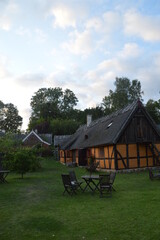 The cozy and romantic old half timbering houses and cottages of Southern Sweden, Scandinavia