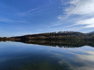 Beautiful lake in summer Black Forest Germany