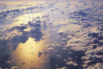 aerial view of the world