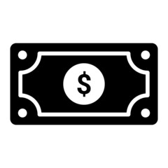 Vector Money Glyph Icon Design