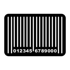 Vector Barcode Glyph Icon Design