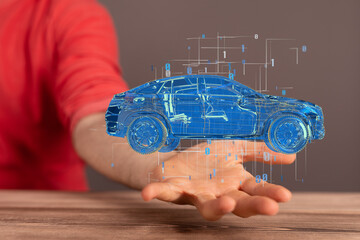 autonomous online car sharing service controlled