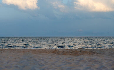 seascape on a cloudy day