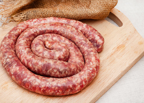 Traditional South African Boerewors 