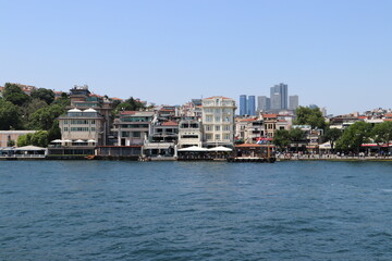 Fototapeta na wymiar Istanbul city view from Bosphorus