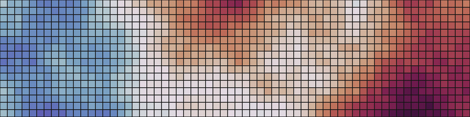 Color Pixels Cloud Abstract Computational Generative Art background illustration