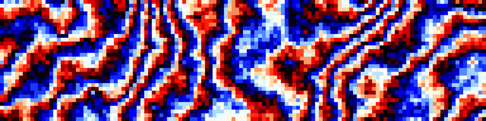 Color Pixels Cloud Abstract Computational Generative Art background illustration