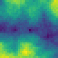 Color Pixels Cloud Abstract Computational Generative Art background illustration