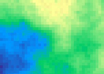 Color Pixels Cloud Abstract Computational Generative Art background illustration