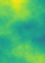 Color Pixels Cloud Abstract Computational Generative Art background illustration