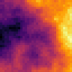 Color Pixels Cloud Abstract Computational Generative Art background illustration