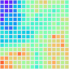 Color Pixels Cloud Abstract Computational Generative Art background illustration