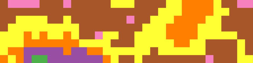 Color Pixels Cloud Abstract Computational Generative Art background illustration