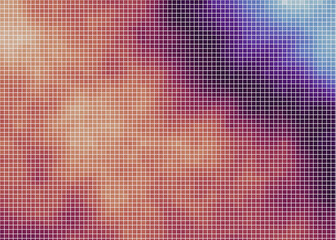 Color Pixels Cloud Abstract Computational Generative Art background illustration