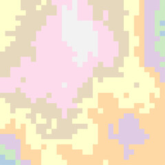Color Pixels Cloud Abstract Computational Generative Art background illustration