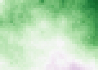 Color Pixels Cloud Abstract Computational Generative Art background illustration