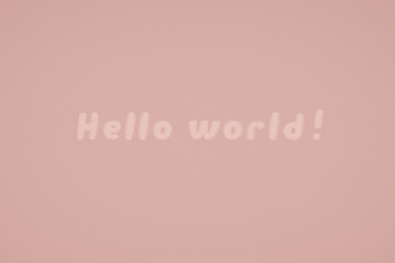 hello, world! balloon