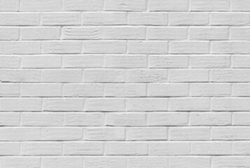 Painted white brick wall