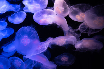 jellyfish in blue water © 渉 納富