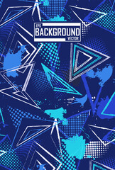 Abstract background with sport pattern, for leggings
