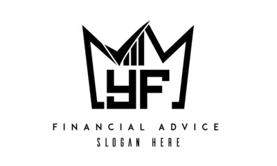 YF financial advice creative latter logo