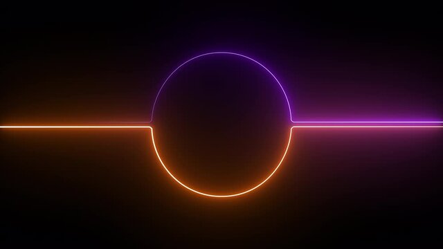 neon glow color moving seamless art loop background abstract motion screen background animated box shapes 4K loop lines design 4K laser show looped animation