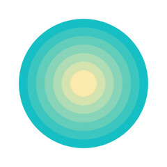 minimalist round circle symbol abstract graphic shape icon..