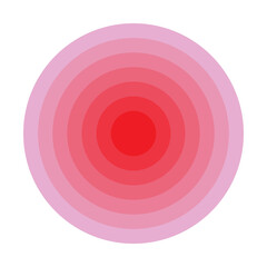 minimalist round circle symbol abstract graphic shape icon..