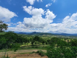 landscape with clouds