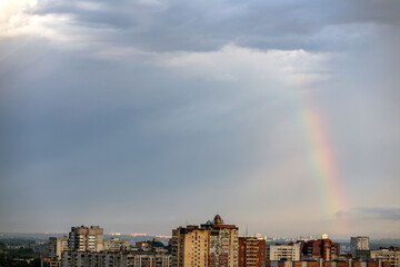 Rainbow in Perm city