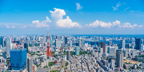 象徴的な東京の街並み