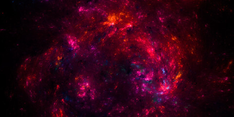 Banner Star field background . Starry outer space background texture . Colorful Starry Night Sky Outer Space background. 3D illustration