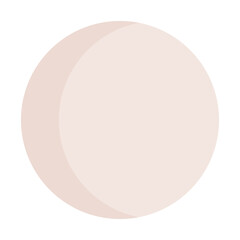 boho minimalist round circle symbol abstract shape icon poster template.