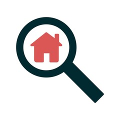 Search Glyph Two ColorVector Icon Design