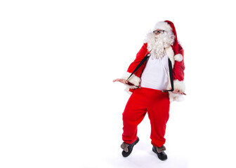 Funny Santa Claus and male health problems.
