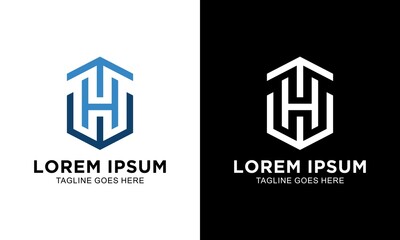 Obraz premium letter THW original monogram logo design vector template.